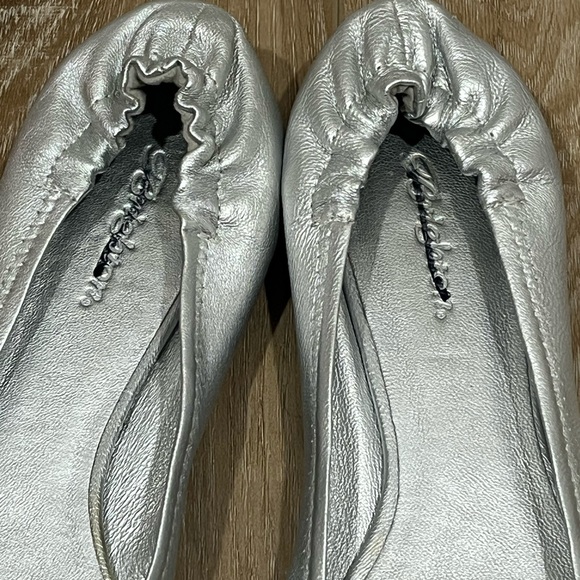 Brighton Silver Flats with Heart Accent - Picture 3 of 8